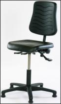 PLGM160 - Lage werkstoel PU op glijdoppen